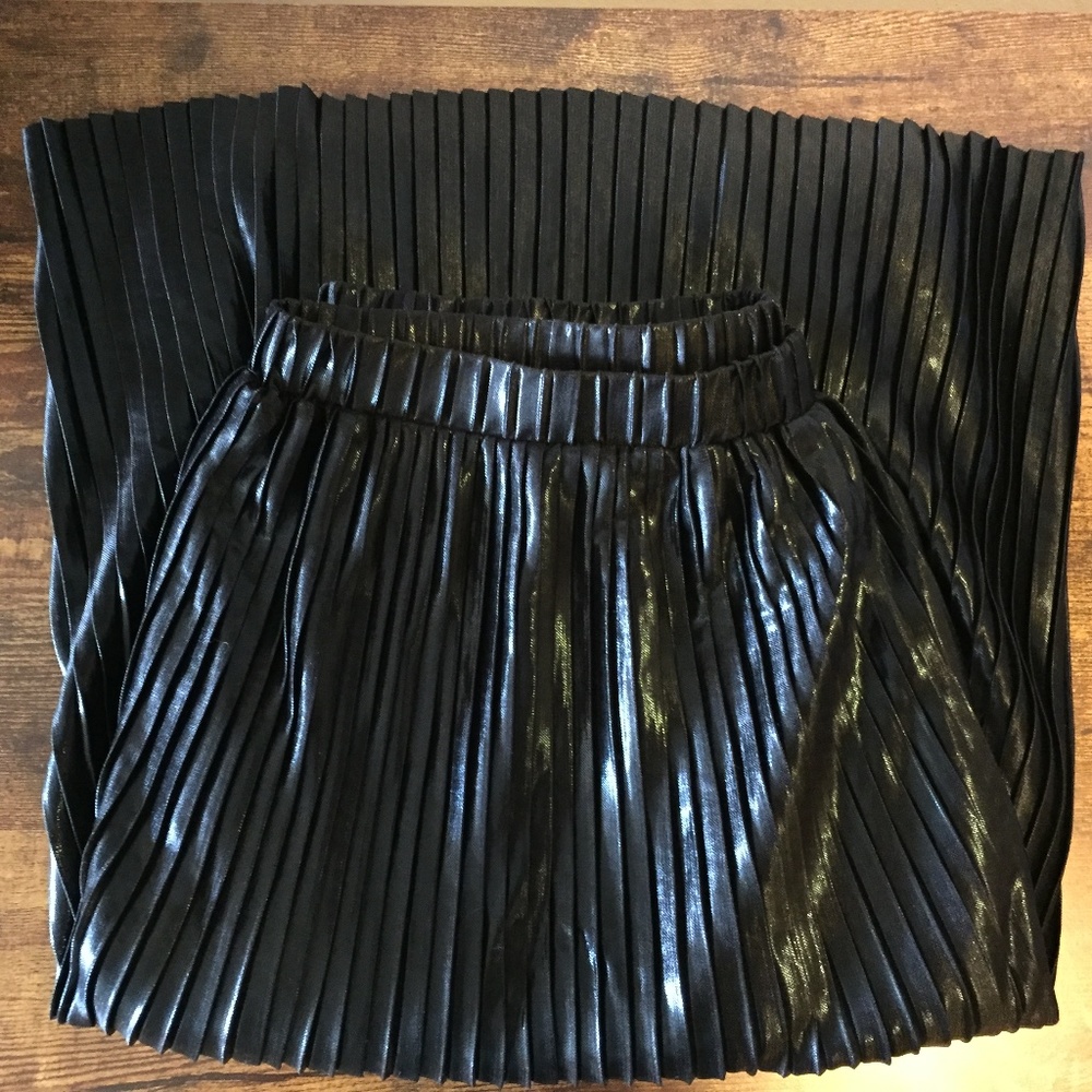 Ann Taylor LOFT - Shimmery Pleated Skirt
